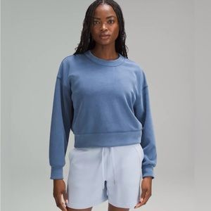 lululemon softstreme perfectly oversized cropped crew